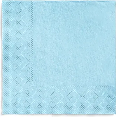 Produktbild von Sovie HORECA Cocktail-Servietten Hellblau aus Tissue 24 x 24 cm, 3-lagig, 150 Stück