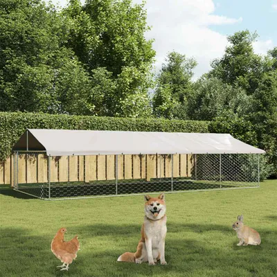 Obrázok produktu pre vidaXL Vonkajšia búda pre psov so strechou 600x300x150 cm