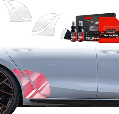 Produktbild von 4in1 Schutzfolie Grizz Protector für hinteren & vorderen Seitenschwelle - Cupra Leon Sportstourer (2024-2025)