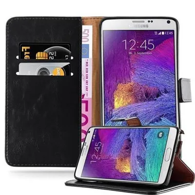 Zdjęcie produktu dla Cadorabo DE-107490, Samsung, Samsung Galaxy NOTE 4, Czarny