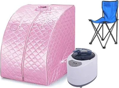 Productafbeelding van Mini, draagbare mobiele sauna, 1000W draagbare infrarood sauna, infraroodcabine, stoomcabine, persoonlijke spa, droge saunaverwarming