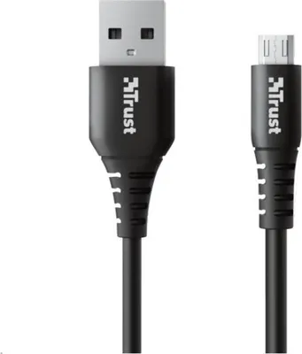 Produktbild von Trust 23567 USB Kabel USB 2.0 1 m USB A Micro-USB A Schwarz