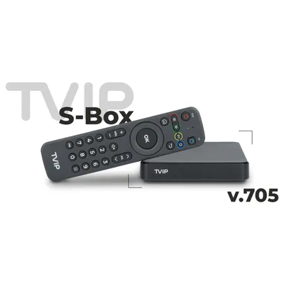 Produktbild von TVIP S-Box v.705 Ultra HD 4K IPTV-Box Android 11 OS + WLAN