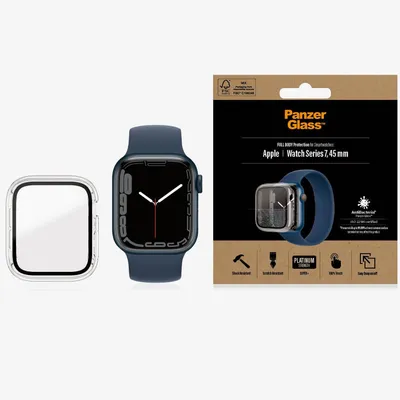 Image de Coque Panzerglass pour Apple Watch 7 / 8 45 Mm - Transparente