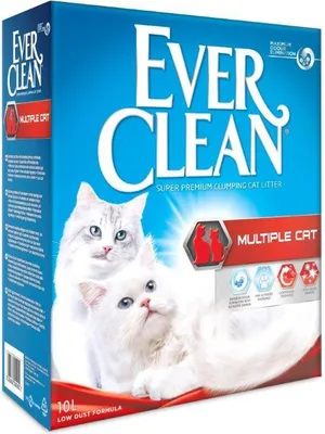 Zdjęcie produktu dla Ever Clean Multiple Cat, 10 l, 288 mm, 117 mm, 338 mm