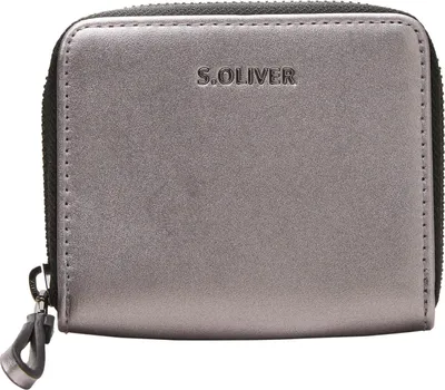Produktbild von s.Oliver Geldbörse Zip Wallet Dark Pewter silberfarben