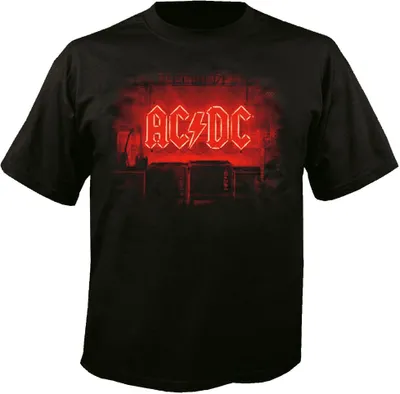 Produktbild von AC/DC Herren-T-Shirt schwarz PWR / UP 003 Gr. 2XL