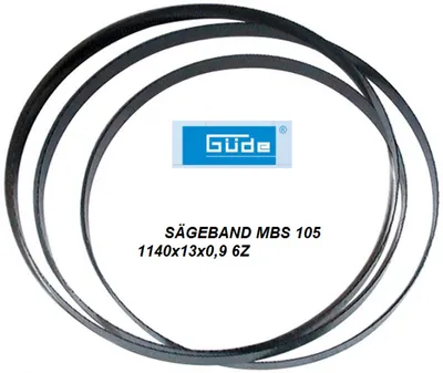Produktbild von GÜDE Biflex Sägeband für MBS 105, 6 ZPZ 1140x13x,0,95 mm