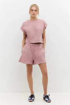 Produktbild von Shorts mit Taschen und elastischem Bund, Burgundy, L