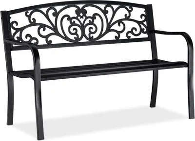 Image de Banc de jardin décoratif en métal