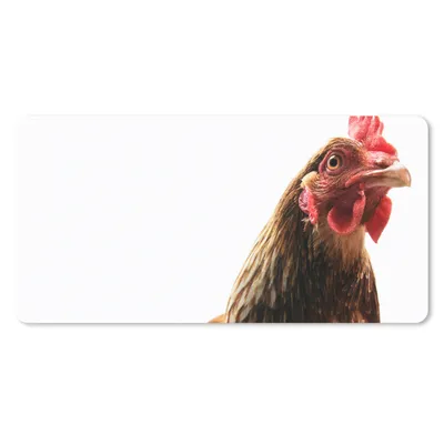 Produktbild von MuchoWow® Mauspad Mousepad Hahn - Bauernhoftiere - Federn 60x30 cm - Mousepads - Maus Mat - Pad - Mausunterlage - Nachhaltig