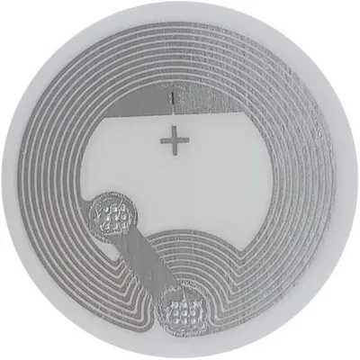 Obrázok produktu pre NFC nálepka NTAG213, priemer 25 mm, 180 bajtov pamäte, určená na bezkontaktnú komunikáciu