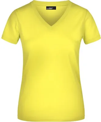 Produktbild von Ladies' V-T Tailliertes Damen T-Shirt yellow, Gr. L
