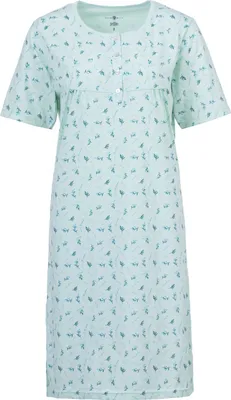 Produktbild von Nachthemd Kurzarm - Zweigen , Farbe:mint, Größe:4XL