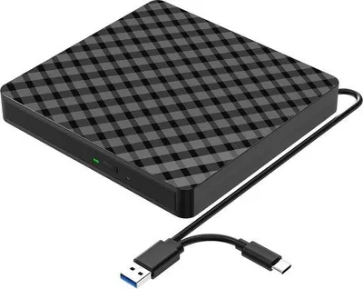 Produktbild von Externe DVD-Player USB 3.0 Type-C, Hochwertig, Breit Kompatibel