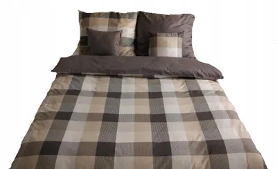 Produktbild von Andropol Baumwollsatin Bettwäsche 200x220 Karomuster