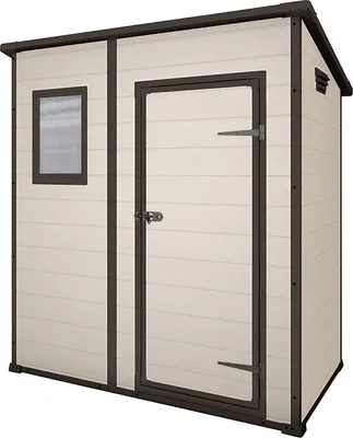 Obrázok produktu pre KETER Manor Pent Záhradný Domček 6X6 185 X 200 X 185 cm Béžový 255142