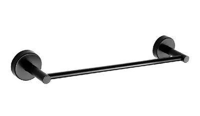 Immagine prodotto di Sanela Accessori in acciaio inox - Portasciugamani, lunghezza 500 mm, nero opaco SLZD 08N