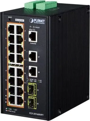 Immagine prodotto di Planet IGS-20160HPT - Switch - L3 - gestito - 16 x 10/100/1000 (PoE+)
