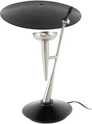 Produktbild von Tischlampe Flyer 100 Silber / Schwarz