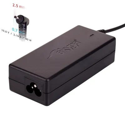 Zdjęcie produktu dla Akyga AK-ND-23, Laptop, Wewnętrzna, 100-250 V, 55 +/- 5 Hz, 40 W, 19 V