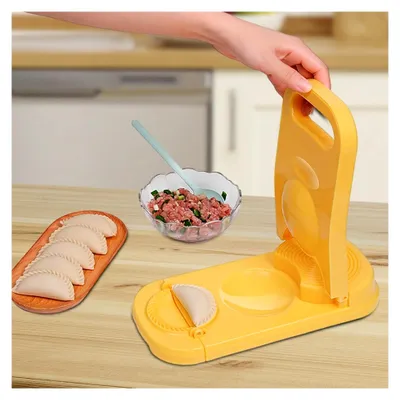 Produktbild von Knödel-Verpackungswerkzeug – 12 x 27 x 26 cm Knödel-Verpackungsform | Brett | Presse | Multifunktionsgerät zur Herstellung von Knödeln