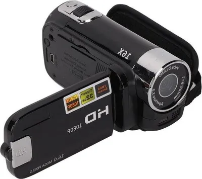 Obrázek produktu pro Kompaktní Full HD videokamera s 2,7palcovým displejem a 16násobným zoomem, černá