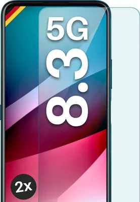 Produktbild von Glas Schutzfolie für Nokia 8.3 5G, Stückzahl:2er Set