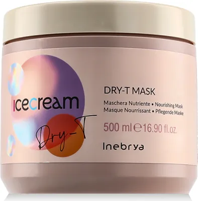 Imagen del producto de Mascarilla nutritiva Inebrya Ice Cream Dry-T, 500 ml