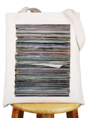 Productafbeelding van Vinylplaten tas voor muziekliefhebbers