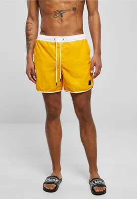 Zdjęcie produktu dla Męskie szorty kąpielowe Urban Classics Retro biały/magicmango - S