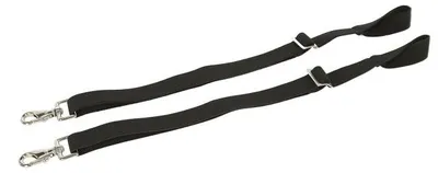 Produktbild von Kerbl Beinschnüre schwarz für RugBe Decken mit Snaphook, Größe:One Size
