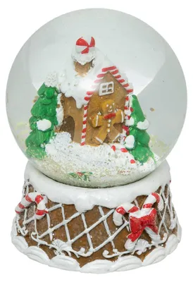 Image de Bonhomme de neige avec motif de Noël, Ø 8 cm