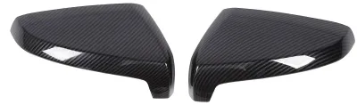 Image de Paire de caches de rétroviseurs latéraux, adhésifs, résistants aux intempéries, pour voitures, remplacement des caches de rétroviseurs de porte, compatible avec D-Max 2021-2024, aspect fibre de carbone, pour le côté gauche et le côté droit