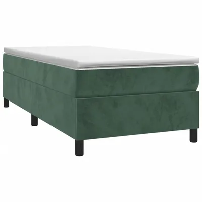 Produktbild von "im Sonderangebot"Boxspringbett/Bettrahmen - CLORIS - Einzelbett -gestell Dunkelgrün 90x200 cm - Einfache Montage -  Samt - DEMöbel6733430