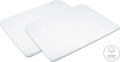 Produktbild von Maxi-Cosi Swift Reisebett-Spannbettlaken, 2x Babybett Bezug für die Neugeborenen-Matratze des Maxi-Cosi Swift Kinderbett, Weiß