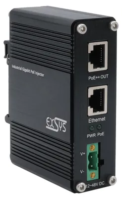 Obrázek produktu pro PoE++ Gigabit Injektor 95W DC Eingang +12V bis +48V (EX-60315)