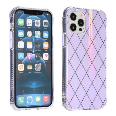 Image de Coque de protection en TPU antichoc pour Apple iPhone 12 / 12 Pro, motif violet