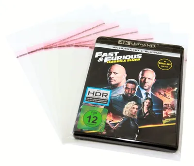 Produktbild von Folienschutzhüllen für 4K Ultra HD Blu-ray Boxen 50 Stück