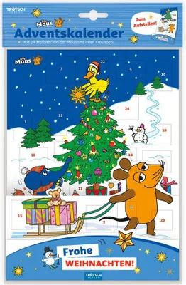 Produktbild von Trötsch Die Maus Adventskalender zum Aufstellen