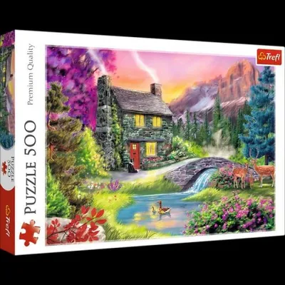 Zdjęcie produktu dla PUZZLE 500 Górska sielanka 37325