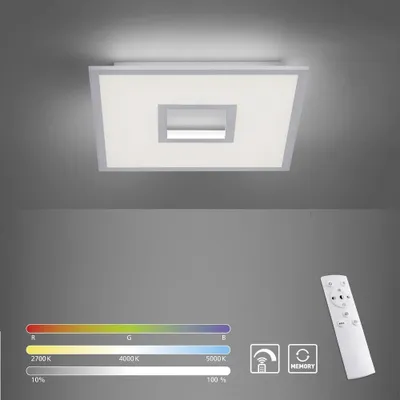 Imagen del producto de Lámpara LED De Techo Blanco 45cm 31W 2200lm Cct Regulable RGB Backlight Mando