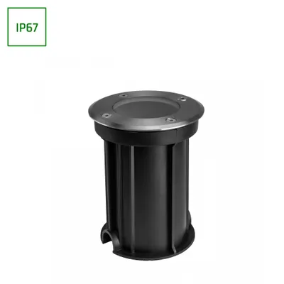 Produktbild von LUKKA CONNECT GU10 LED Bodenstrahler IP67 Wegbeleuchtung Grau Rund
