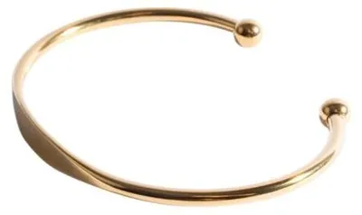 Produktbild von Vergoldetes offenes Herrenarmband Gitanjali MCGB6118G