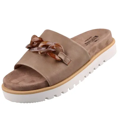 Immagine prodotto di Mustang, muli con plateau da donna, beige
