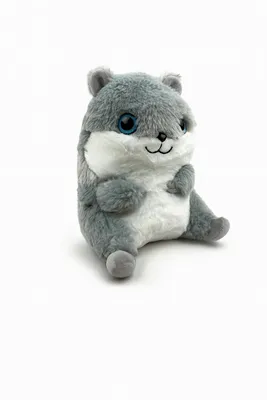 Produktbild von Plüschtier Hamster 35 cm grau  – Weiches Kuscheltier, Stofftier
