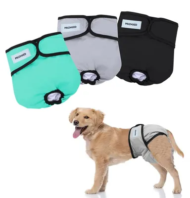 Produktbild von Set mit 3 wiederverwendbaren Hundehöschen für Haustiere