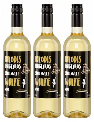 Produktbild von Imiglykos Ideodis 3x 0,75l VAENI Naoussa | Weißwein aus Griechenland | 11% Vol.