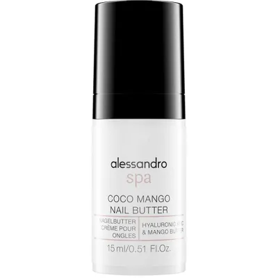 Produktbild von alessandro Coco Mango Nail Butter Hyaluronic, Nagelbalsam, 15 ml, Feuchtigkeitsspendend, Flasche, 1 Stück(e)