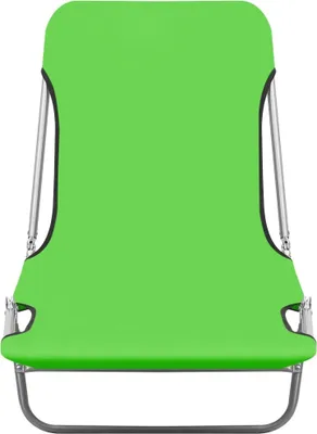 Produktbild von Cloris DesignMöbel Gartenliegen - Grün Klappbare Sonnenliegen 2er-set Stahl und Stoff Grün Schlichtes1457297